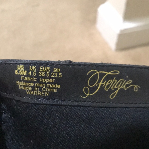 🌸NEW🌸 Fergie Fergalicious Warren Black Boots - Picture 13 of 15